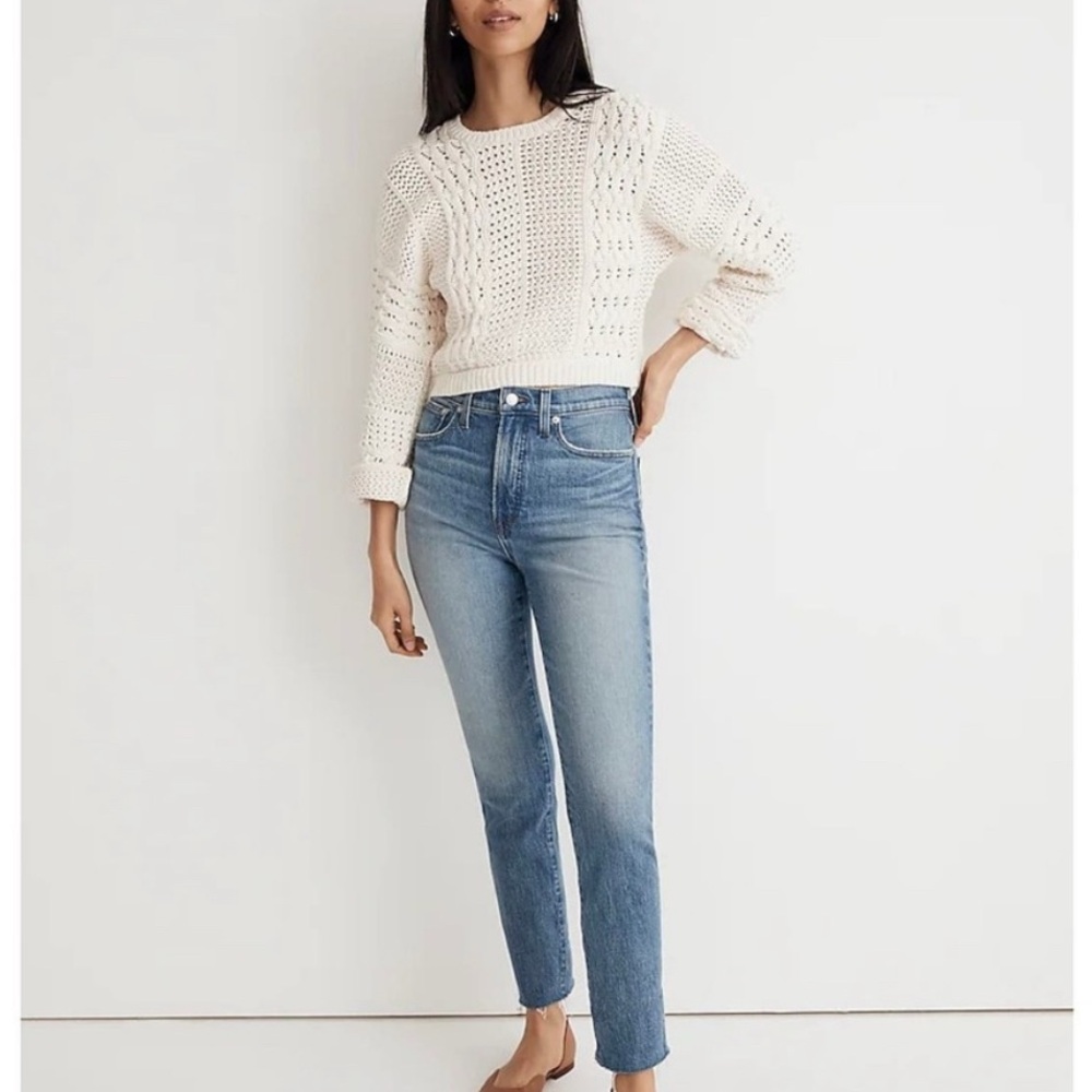 Madewell Mid-rise Perfect Vintage Straight Leg Jeans in size 26